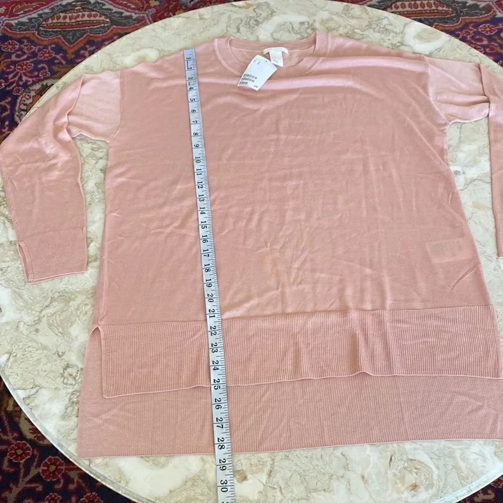 NWT H&M Soft Pink Oversized Light Knit Sweater - Picture 14 of 14